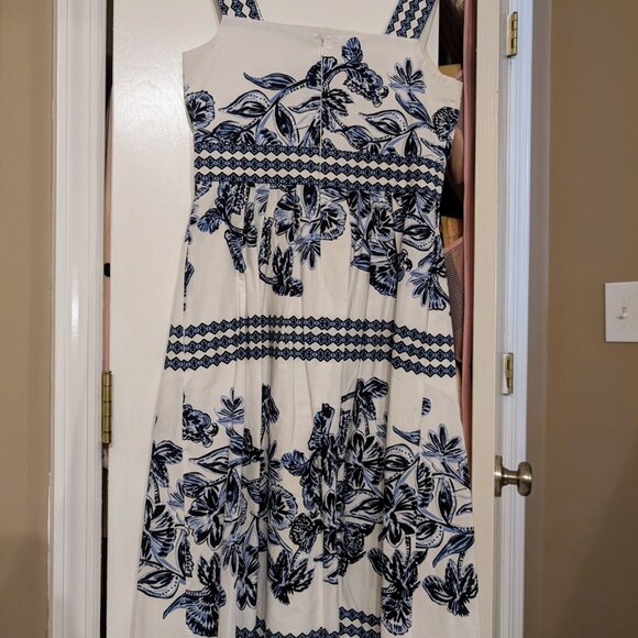 Vince Camuto Fit & Flare Floral Summer Midi Dress 4 EUC - Picture 12 of 16